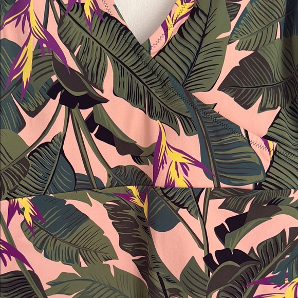 Lands’ End Tropical Print Swimsuit - Picture 2 of 6